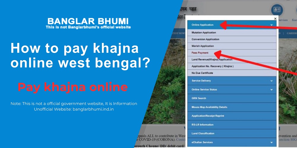 pay khajna online west bengal