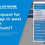 How to request for mouza map in west bengal on banglarbhumi