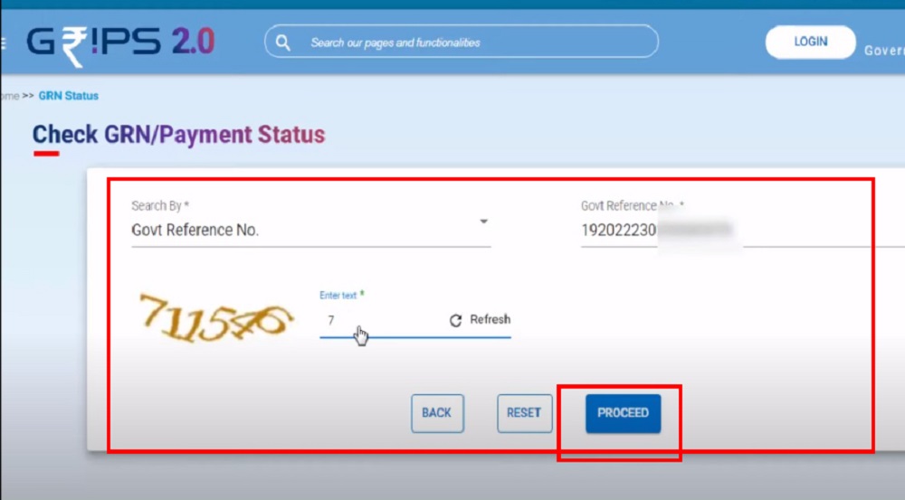 Payment process 1 banglarbhumi.gov .in