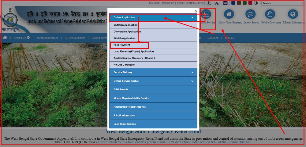 Payment process 2nd way follow banglarbhumi