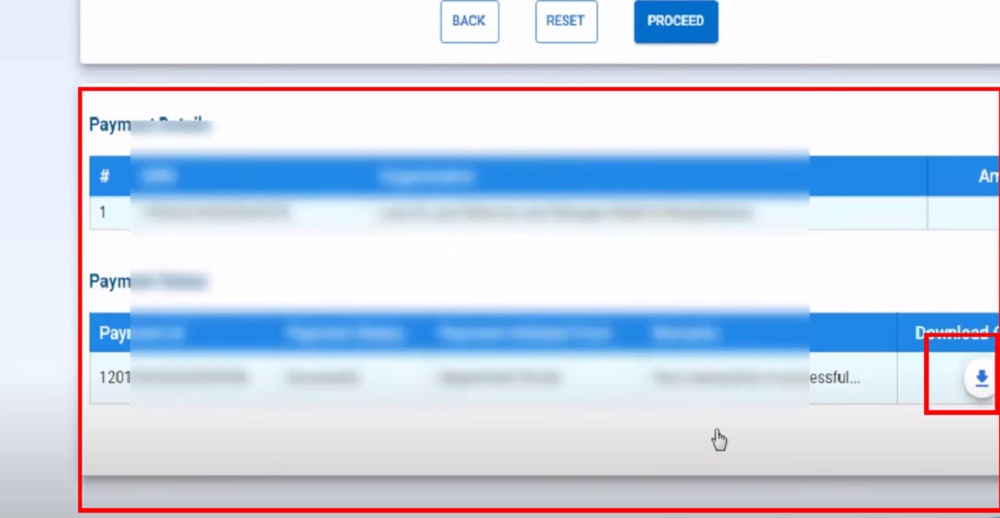 Payment process 4 banglarbhumi.gov .in